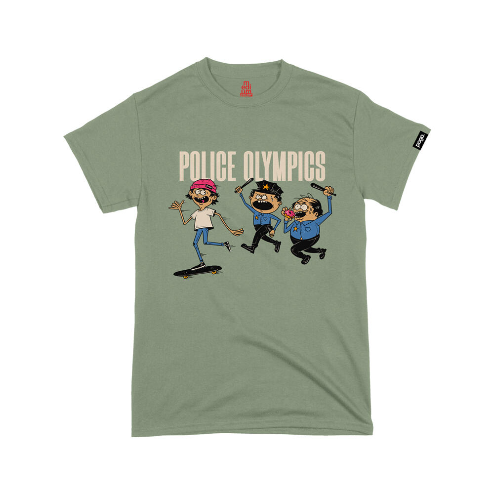 Police Olympics tee - 6000 Ft - (S, M, L, XL)