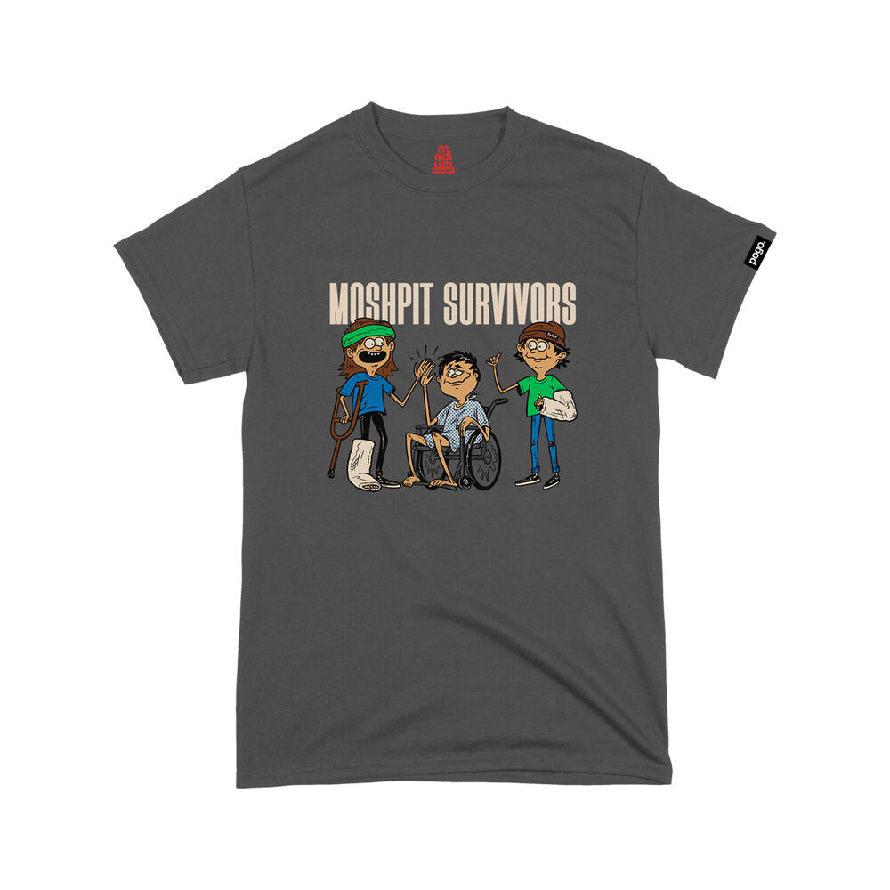 Moshpit Survivors tee - 6000 Ft - (S)